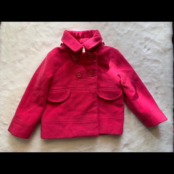 Pink Joe Fresh Pea coat - Picture 2 of 4